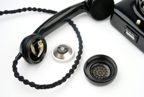 The microphone of a vintage W48 handset