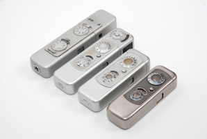 A range of Minox subminiature cameras