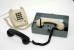 The Mieco 25A connected to a standard telephone set