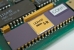 Close-up of one of the crypto-chips