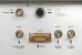 Close-up of the power input and the various outputs of the RF Unit