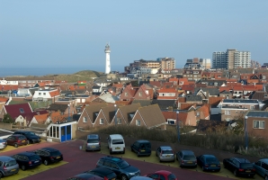 A view at the North Sea from our hotel room